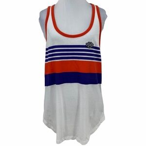 PINK Victoria’s Secret Everyday Racerback Tank, Red/White/Blue Stripe